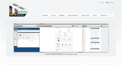Desktop Screenshot of modulesfactory.com