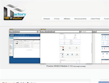 Tablet Screenshot of modulesfactory.com